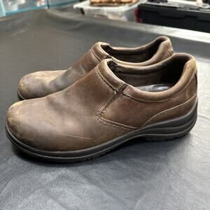 Dansko Wynn Brown Leather Slip-on loafers clogs Shoes EU 45 US 11.5-12 - 875